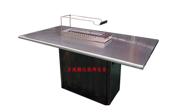 不銹鋼商用自動(dòng)翻轉燒烤桌